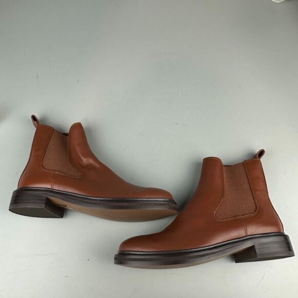 Madewell The Benning Chelsea Boot in Warm CInnamon Brown - Picture 5 of 8